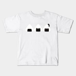 Rice ball cat Kids T-Shirt